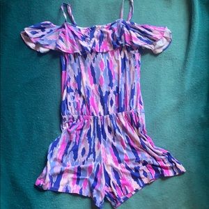 multi colored lilly pulitzer romper